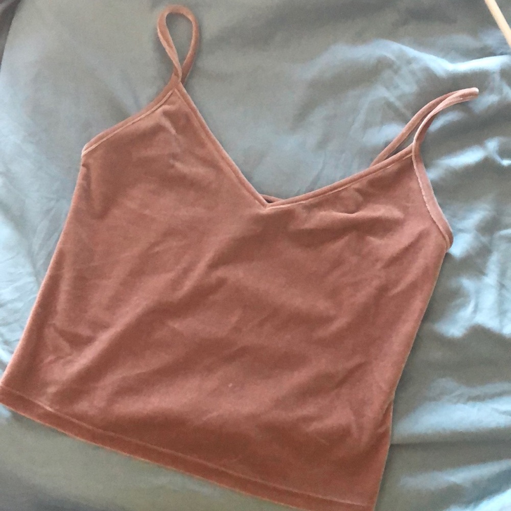 Forever 21 Velvet crop top